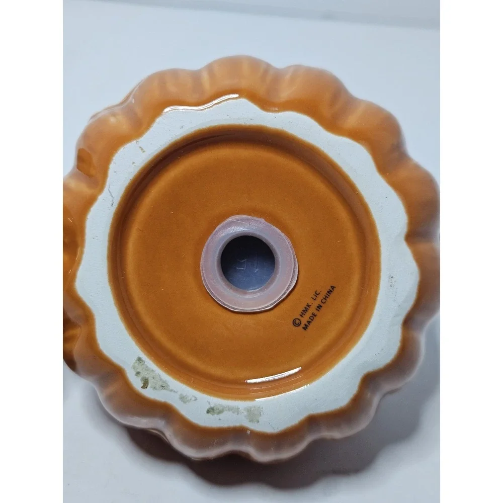 Ceramic Pumpkin Salt and Pepper Shakers Set Fall Thanksgiving Harvest Decor